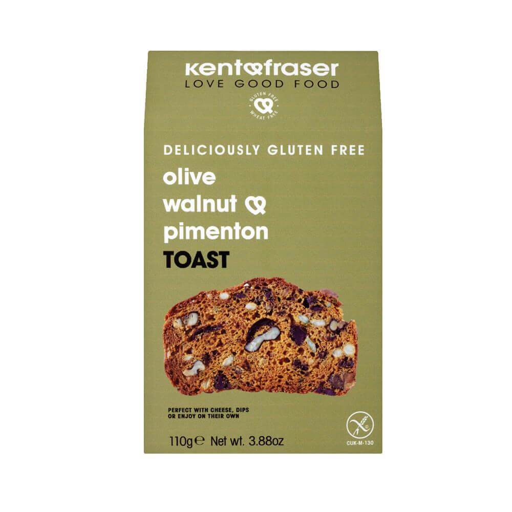 Olive Walnut & Pimenton Toast Crackers 110g